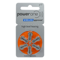 Power One Hearing Aid Batteries Size - 13 - 1 Strip 6 Batteries
