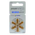 Power One Hearing Aid Batteries Size - 312 - 1 Strip 6 Batteries